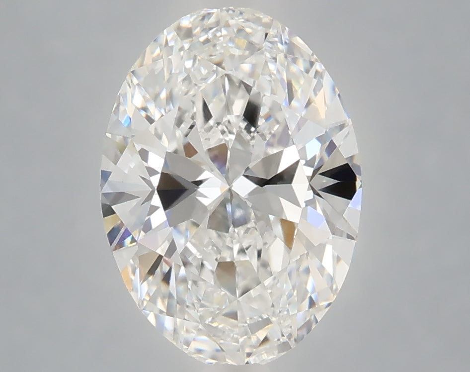 2.58 Carat Oval Shaped, Ideal Cut, E Color, VVS2 Clarity, IGI Certified Lab Grown Diamond