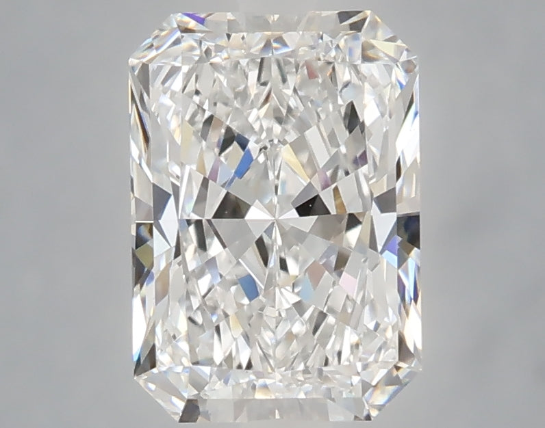 2.04 Carat Radiant Shaped, Ideal Cut, E Color, VS1 Clarity, IGI Certified Lab Grown Diamond