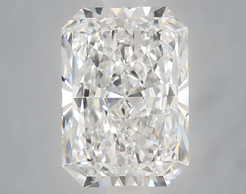 2.10 Carat Radiant Shaped, Ideal Cut, E Color, VVS2 Clarity, IGI Certified Lab Grown Diamond