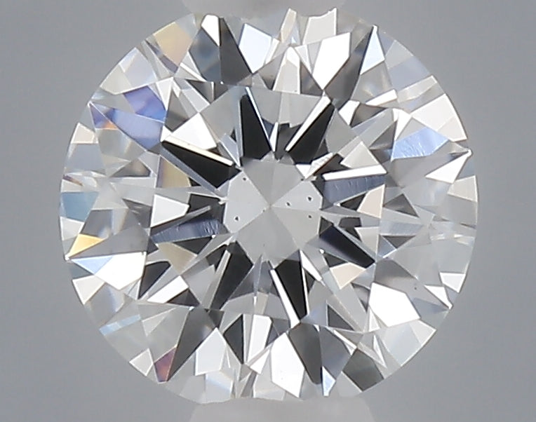 0.54 Carat Round Shaped, Excellent Cut, D Color, VS2 Clarity, IGI Certified Lab Grown Diamond