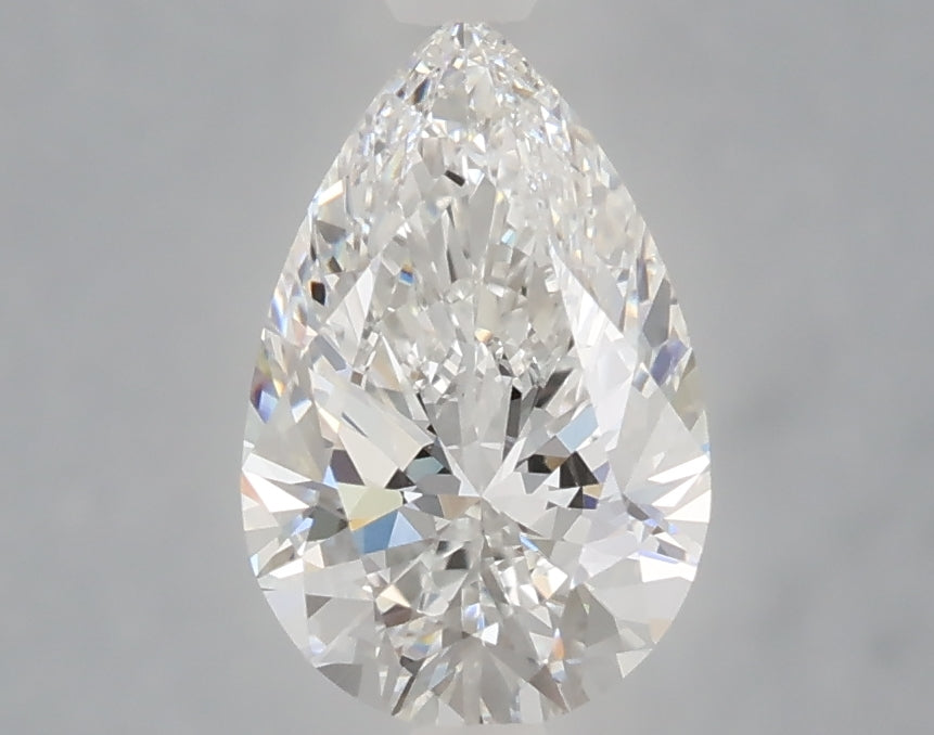 1.53 Carat Pear Shaped, Ideal Cut, E Color, VVS2 Clarity, IGI Certified Lab Grown Diamond