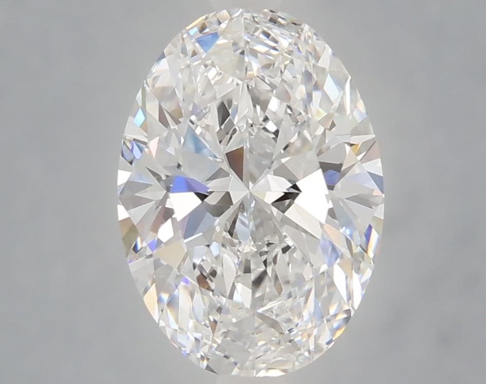2.53 Carat Oval Shaped, Ideal Cut, D Color, VS1 Clarity, IGI Certified Lab Grown Diamond