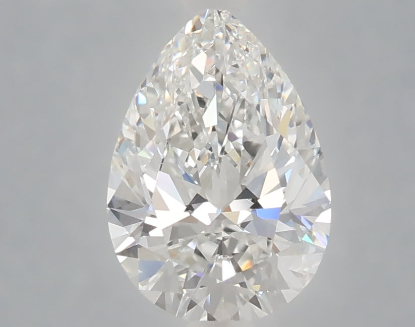 1.55 Carat Pear Shaped, Ideal Cut, E Color, VVS2 Clarity, IGI Certified Lab Grown Diamond