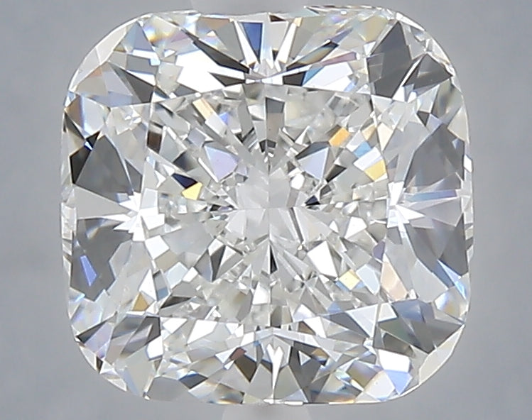 3.09 Carat Cushion Shaped, Ideal Cut, E Color, VVS2 Clarity, IGI Certified Lab Grown Diamond