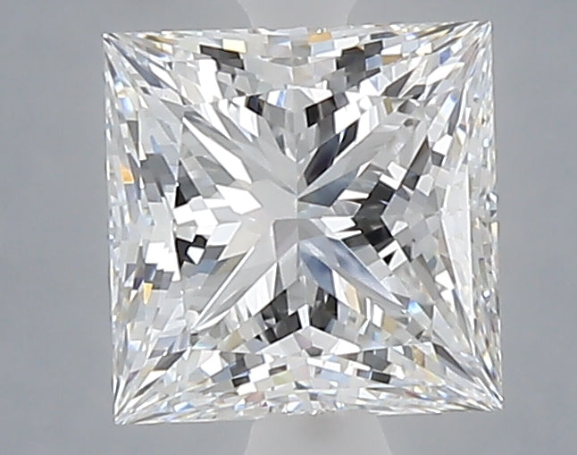 1.56 Carat Princess Shaped, Ideal Cut, D Color, VVS1 Clarity, IGI Certified Lab Grown Diamond