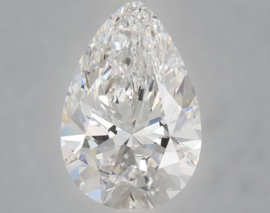 2.10 Carat Pear Shaped, Ideal Cut, E Color, VS1 Clarity, IGI Certified Lab Grown Diamond