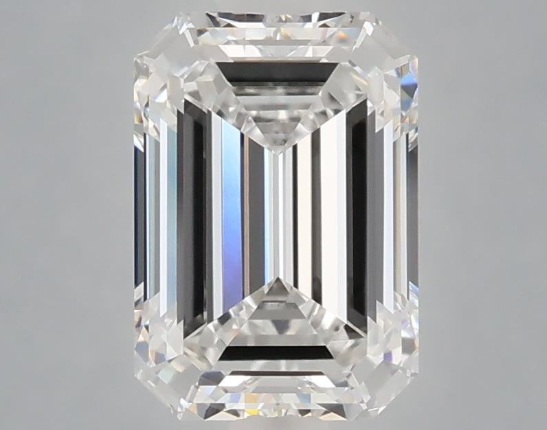 2.26 Carat Emerald Shaped, Ideal Cut, E Color, VVS2 Clarity, IGI Certified Lab Grown Diamond