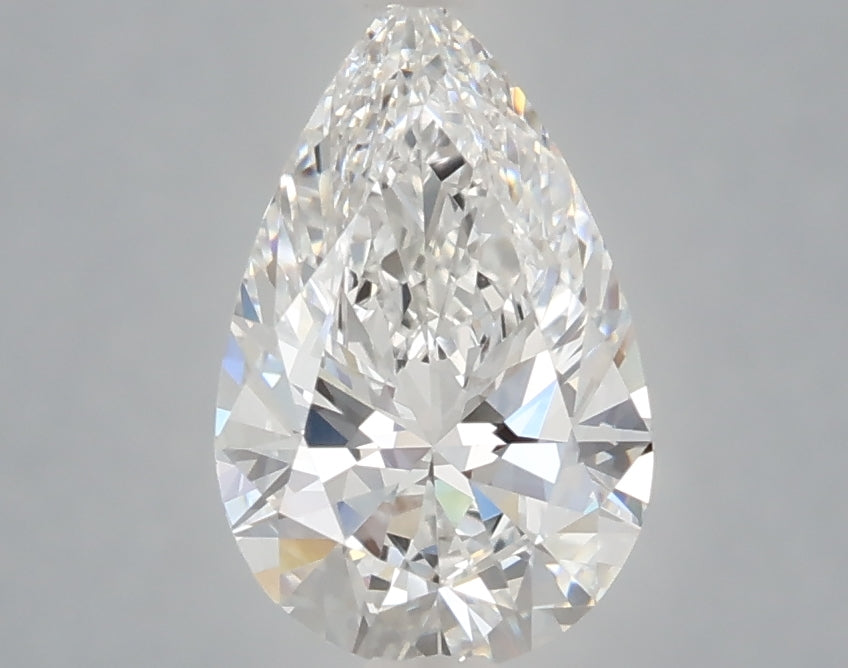 1.52 Carat Pear Shaped, Ideal Cut, D Color, VVS2 Clarity, IGI Certified Lab Grown Diamond