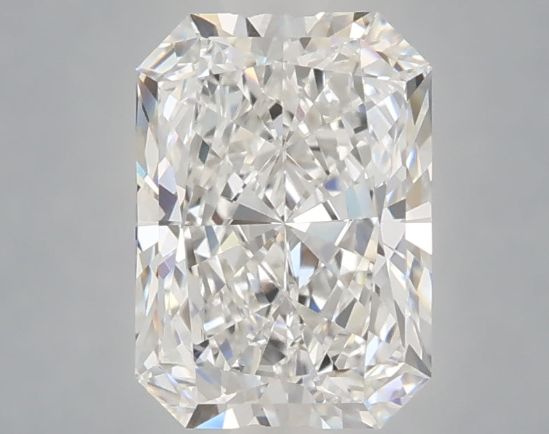 2.03 Carat Radiant Shaped, Ideal Cut, E Color, VS1 Clarity, IGI Certified Lab Grown Diamond