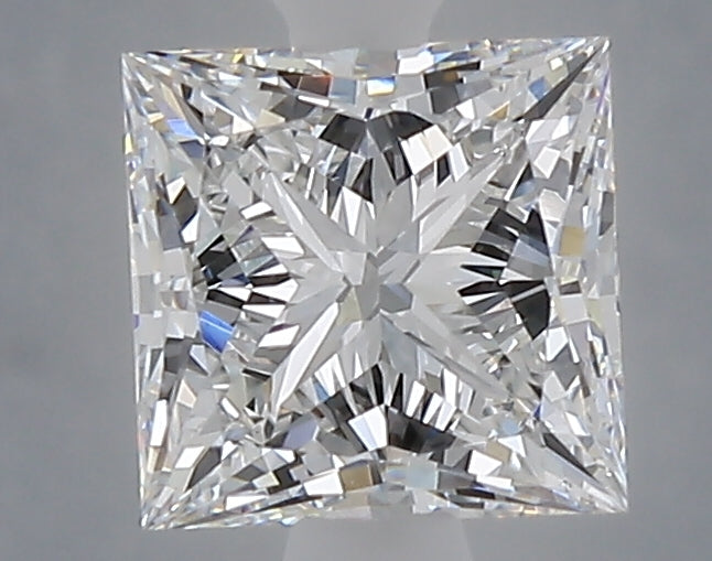 1.59 Carat Princess Shaped, Excellent Cut, E Color, VVS2 Clarity, IGI Certified Lab Grown Diamond
