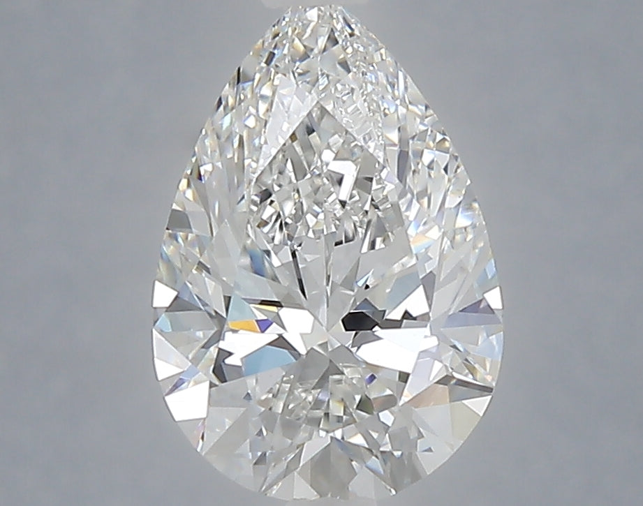 2.08 Carat Pear Shaped, Ideal Cut, E Color, VVS2 Clarity, IGI Certified Lab Grown Diamond