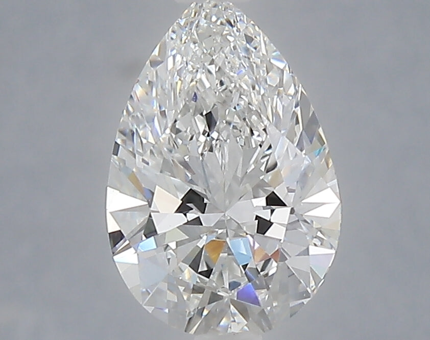 1.58 Carat Pear Shaped, Ideal Cut, E Color, VVS2 Clarity, IGI Certified Lab Grown Diamond