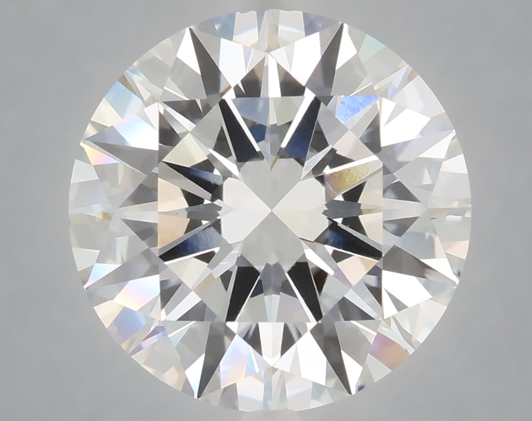 7.04 Carat Round Shaped, Excellent Cut, F Color, VVS2 Clarity, IGI Certified Lab Grown Diamond