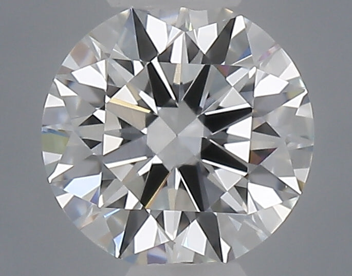 0.53 Carat Round Shaped, Excellent Cut, E Color, VS2 Clarity, IGI Certified Lab Grown Diamond