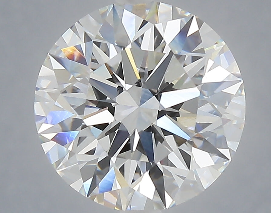 4.01 Carat Round Shaped, Ideal Cut, E Color, VVS2 Clarity, IGI Certified Lab Grown Diamond