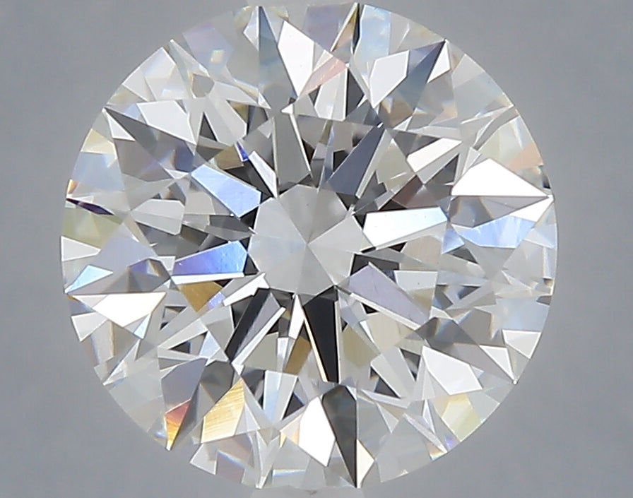 4.02 Carat Round Shaped, Ideal Cut, E Color, VVS2 Clarity, IGI Certified Lab Grown Diamond
