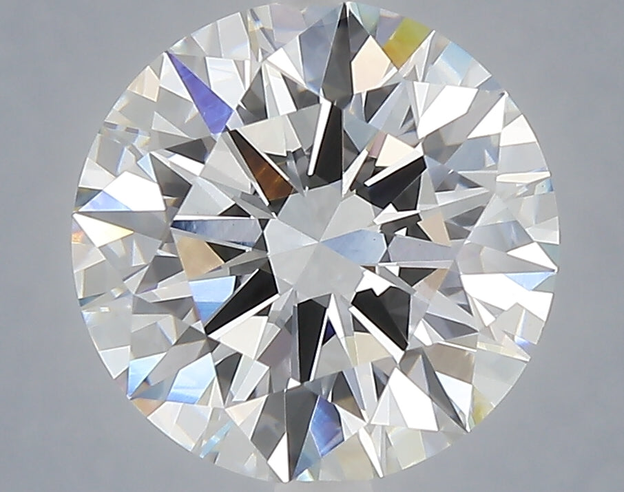 4.01 Carat Round Shaped, Excellent Cut, F Color, VVS2 Clarity, IGI Certified Lab Grown Diamond