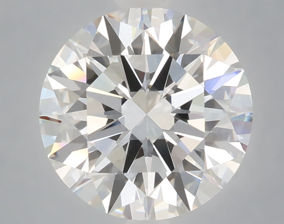 4.06 Carat Round Shaped, Ideal Cut, E Color, VVS2 Clarity, IGI Certified Lab Grown Diamond