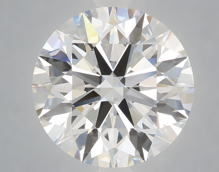 4.02 Carat Round Shaped, Excellent Cut, D Color, VVS2 Clarity, IGI Certified Lab Grown Diamond