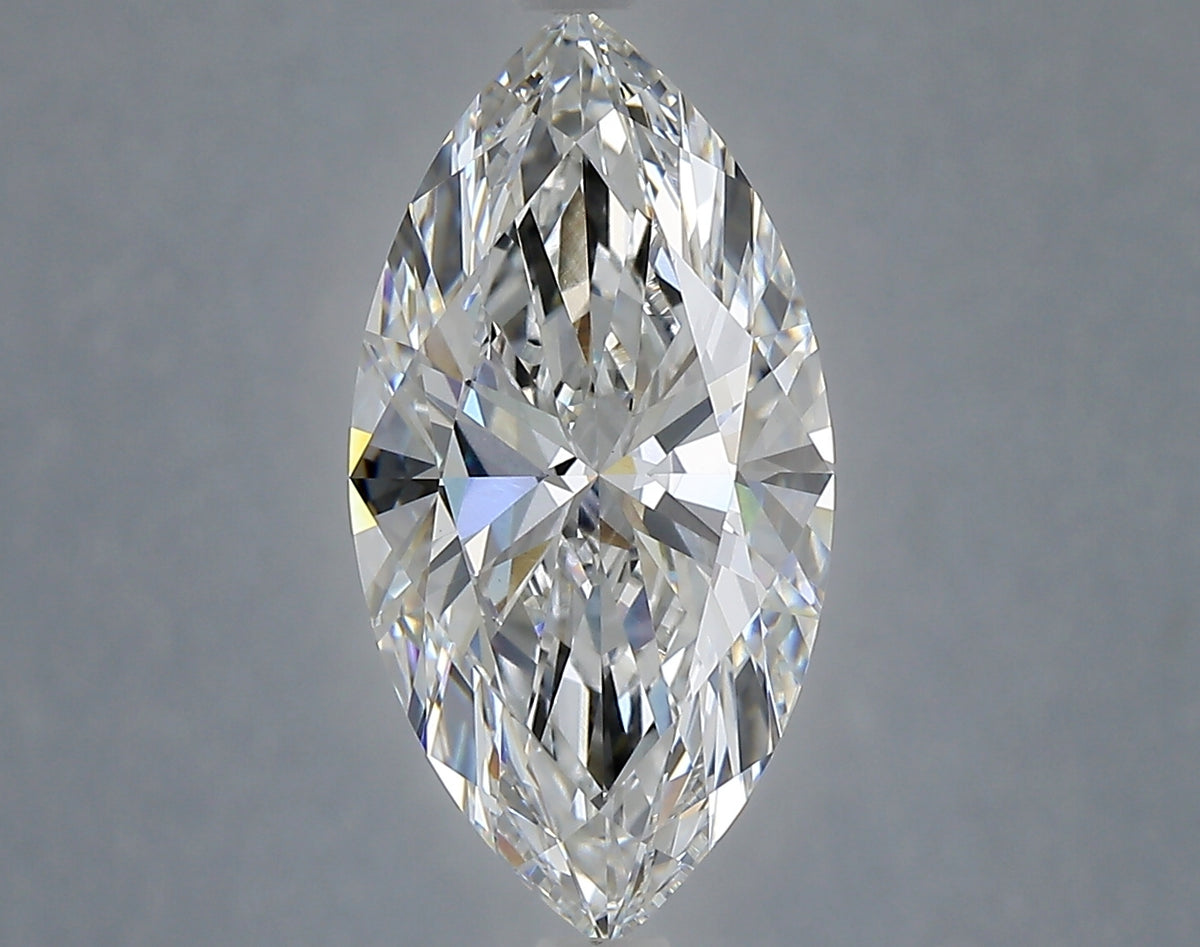 4.07 Carat Marquise Shaped, Ideal Cut, E Color, VVS2 Clarity, IGI Certified Lab Grown Diamond