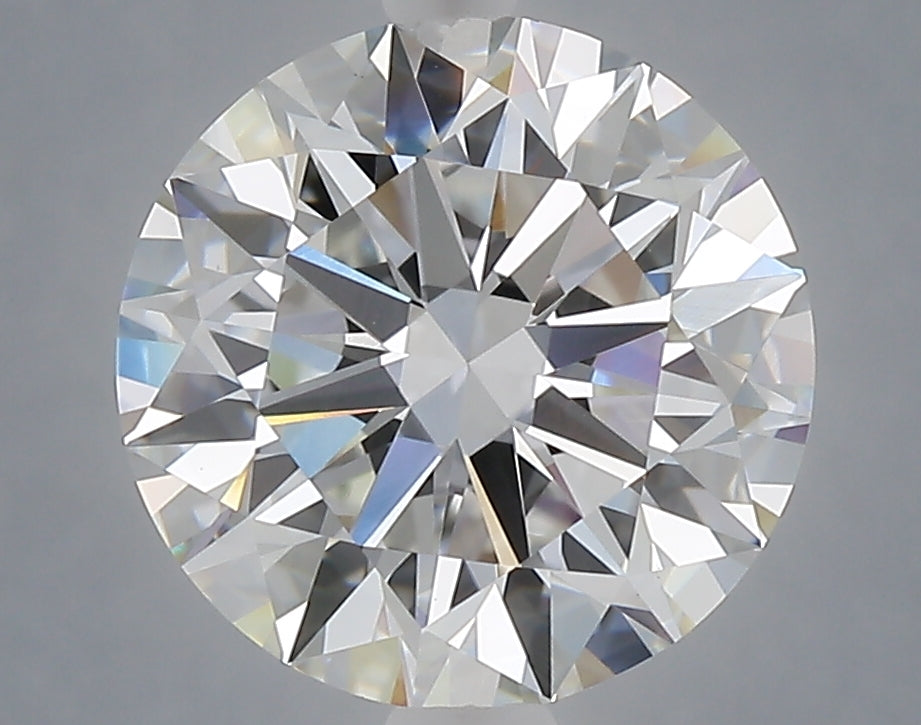 4.00 Carat Round Shaped, Excellent Cut, E Color, VVS2 Clarity, IGI Certified Lab Grown Diamond