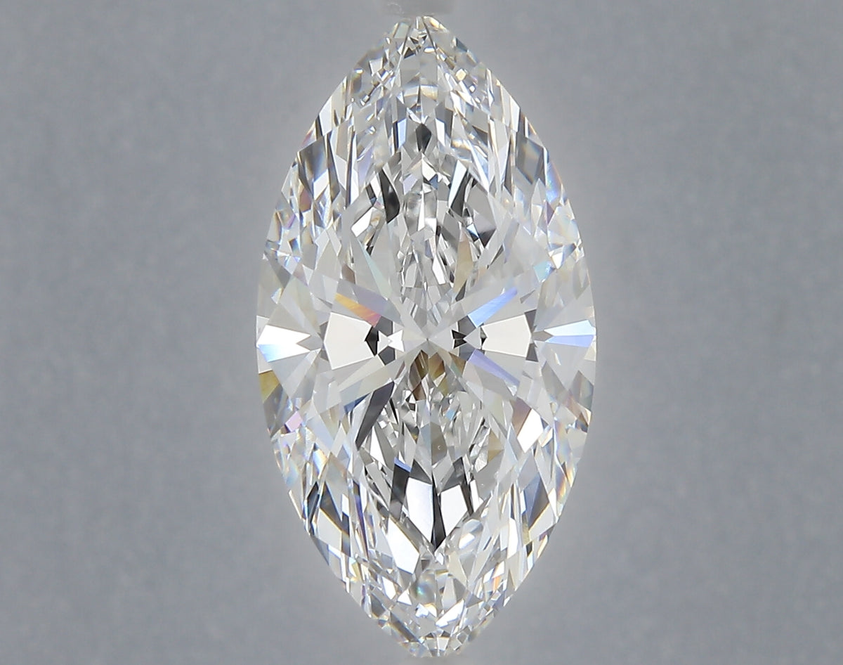 6.04 Carat Marquise Shaped, Ideal Cut, E Color, VVS2 Clarity, IGI Certified Lab Grown Diamond