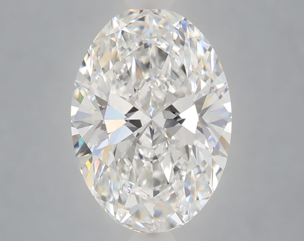 3.23 Carat Oval Shaped, Ideal Cut, E Color, VVS2 Clarity, IGI Certified Lab Grown Diamond