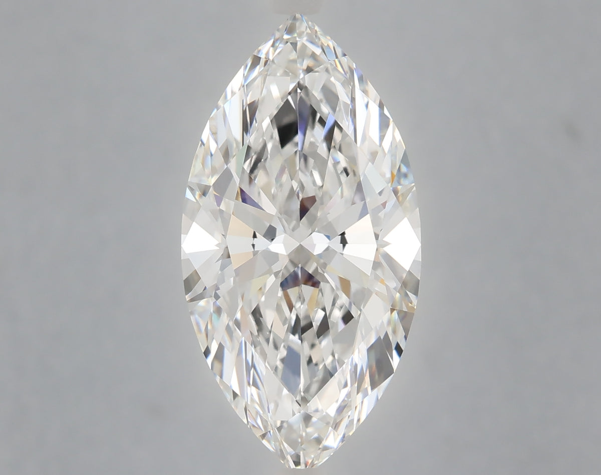 6.06 Carat Marquise Shaped, Ideal Cut, E Color, VVS2 Clarity, IGI Certified Lab Grown Diamond