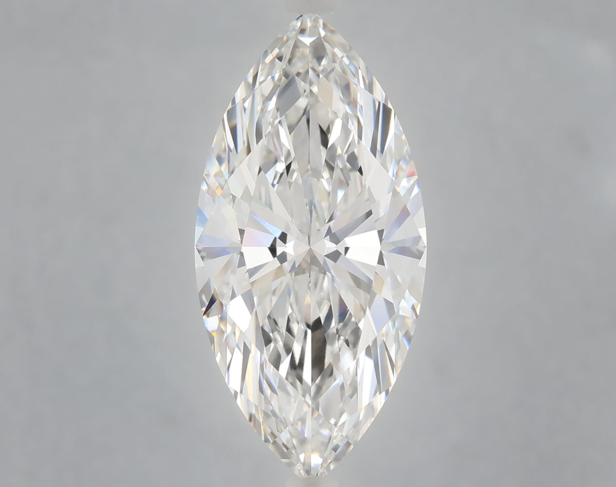 6.09 Carat Marquise Shaped, Ideal Cut, E Color, VVS2 Clarity, IGI Certified Lab Grown Diamond