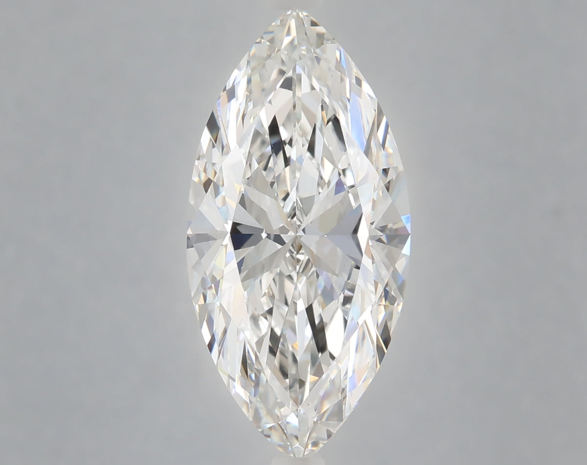 5.03 Carat Marquise Shaped, Ideal Cut, E Color, VVS2 Clarity, IGI Certified Lab Grown Diamond