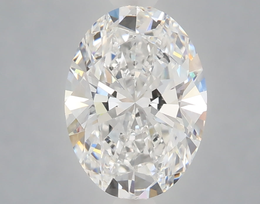 2.01 Carat Oval Shaped, Ideal Cut, D Color, VVS2 Clarity, IGI Certified Lab Grown Diamond
