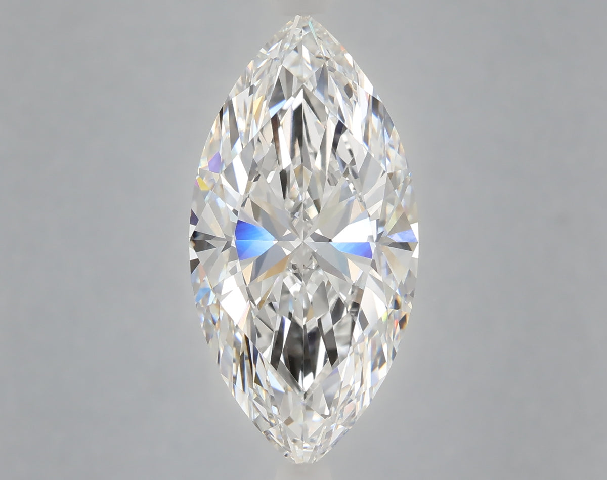 5.76 Carat Marquise Shaped, Ideal Cut, E Color, VVS2 Clarity, IGI Certified Lab Grown Diamond