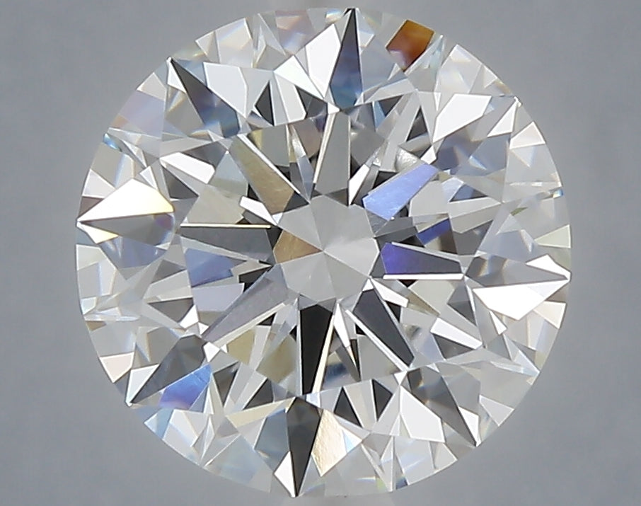 4.04 Carat Round Shaped, Ideal Cut, E Color, VVS2 Clarity, IGI Certified Lab Grown Diamond