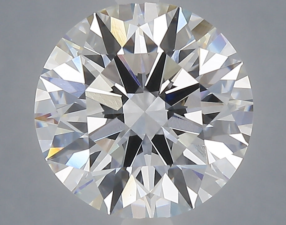 4.06 Carat Round Shaped, Ideal Cut, E Color, VVS2 Clarity, IGI Certified Lab Grown Diamond