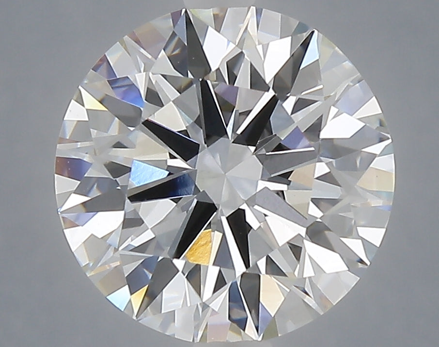 4.04 Carat Round Shaped, Ideal Cut, E Color, VVS2 Clarity, IGI Certified Lab Grown Diamond