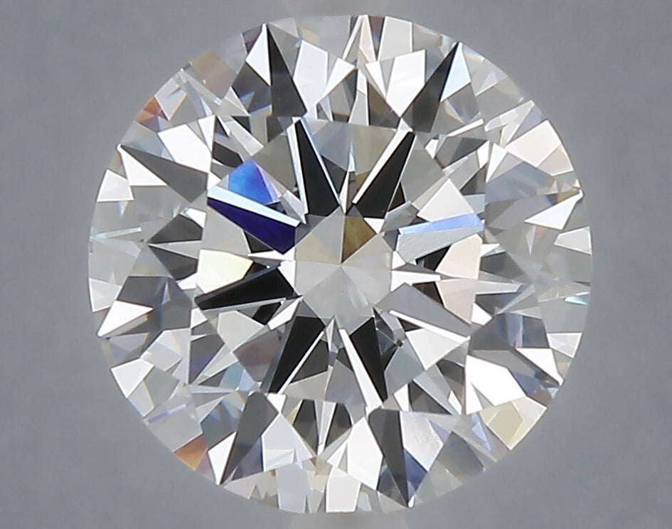4.08 Carat Round Shaped, Ideal Cut, E Color, VVS2 Clarity, IGI Certified Lab Grown Diamond