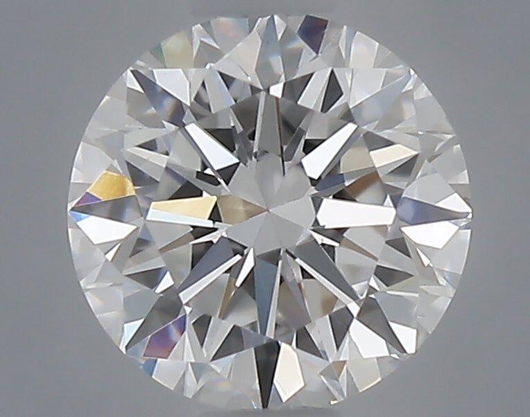 0.54 Carat Round Shaped, Very Good Cut, D Color, VVS2 Clarity, IGI Certified Lab Grown Diamond