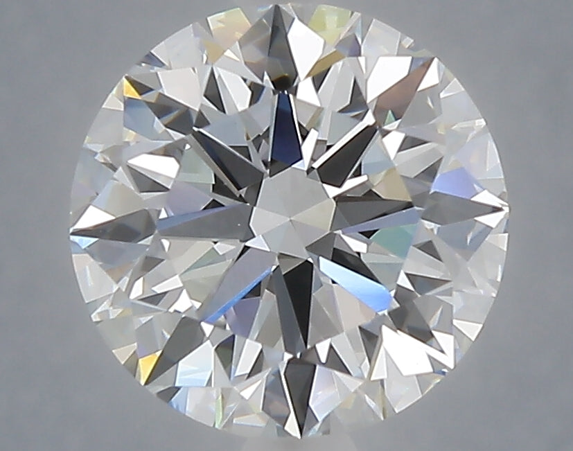 3.04 Carat Round Shaped, Excellent Cut, E Color, VVS2 Clarity, IGI Certified Lab Grown Diamond