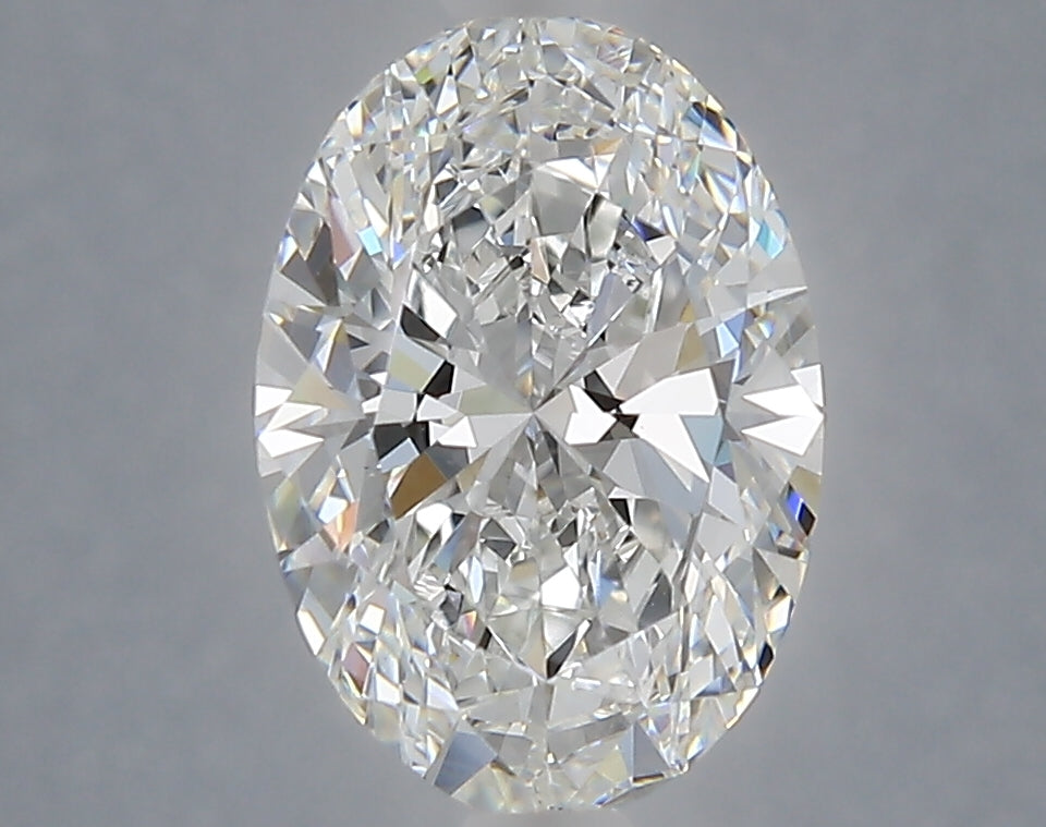 2.50 Carat Oval Shaped, Ideal Cut, E Color, VVS2 Clarity, IGI Certified Lab Grown Diamond