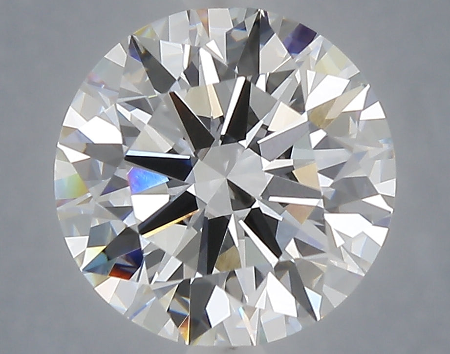 4.05 Carat Round Shaped, Excellent Cut, E Color, VVS2 Clarity, IGI Certified Lab Grown Diamond