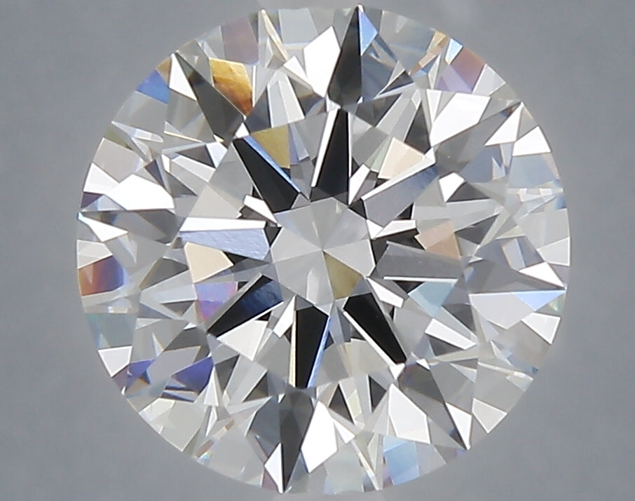 4.07 Carat Round Shaped, Ideal Cut, E Color, VVS2 Clarity, IGI Certified Lab Grown Diamond