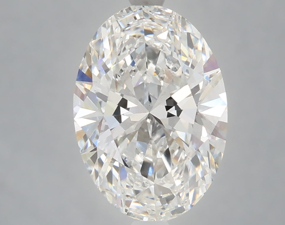 2.55 Carat Oval Shaped, Ideal Cut, E Color, VVS2 Clarity, IGI Certified Lab Grown Diamond