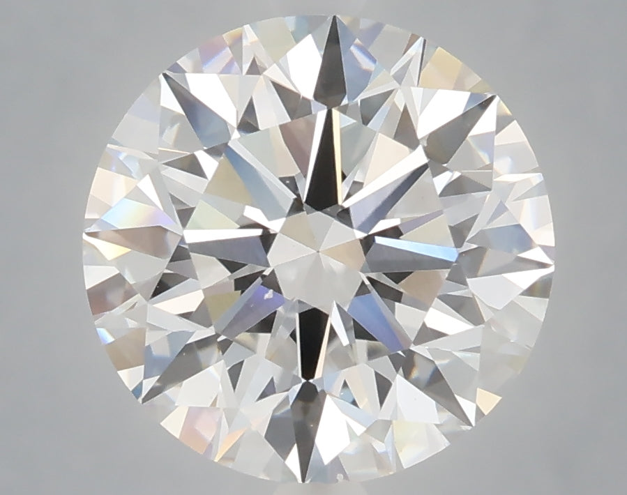 4.03 Carat Round Shaped, Ideal Cut, E Color, VVS2 Clarity, IGI Certified Lab Grown Diamond