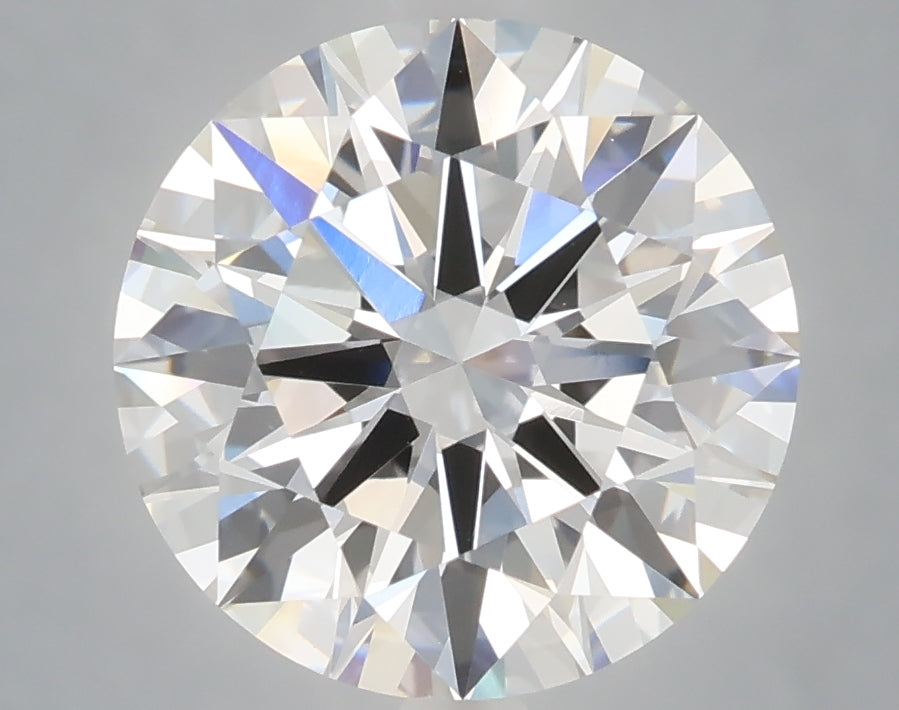 4.04 Carat Round Shaped, Ideal Cut, E Color, VVS2 Clarity, IGI Certified Lab Grown Diamond