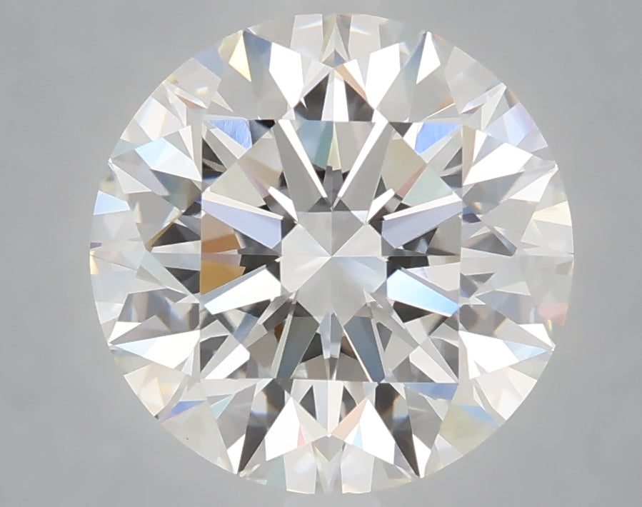 4.04 Carat Round Shaped, Ideal Cut, E Color, VVS2 Clarity, IGI Certified Lab Grown Diamond