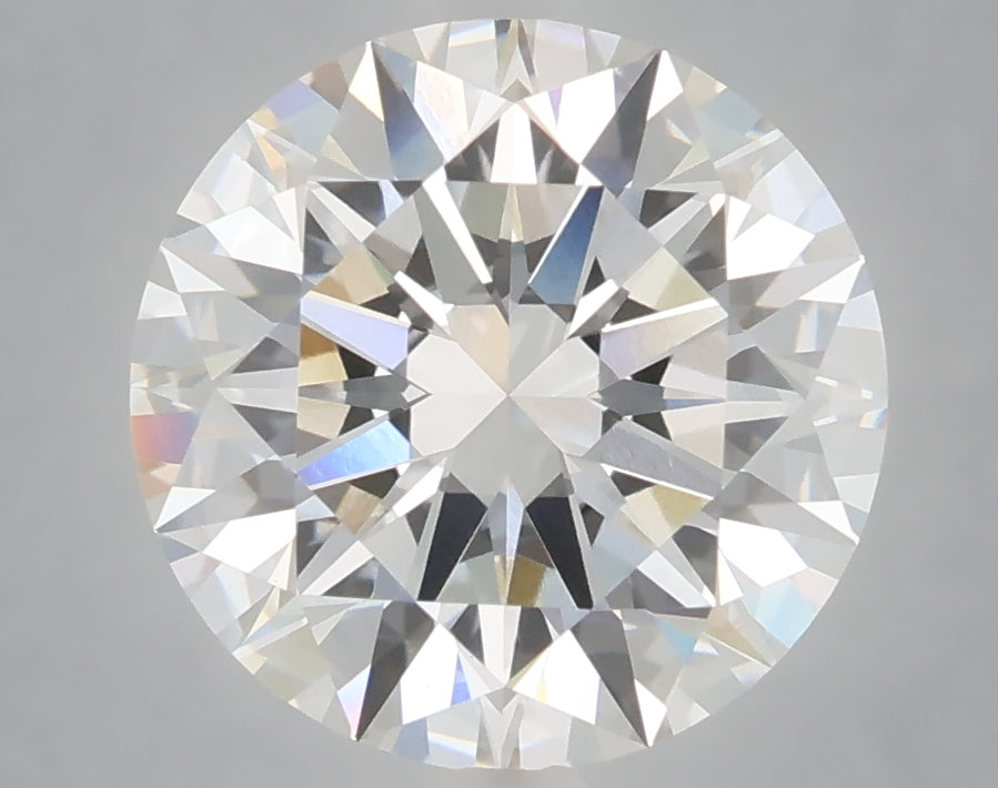 4.02 Carat Round Shaped, Excellent Cut, E Color, VVS2 Clarity, IGI Certified Lab Grown Diamond