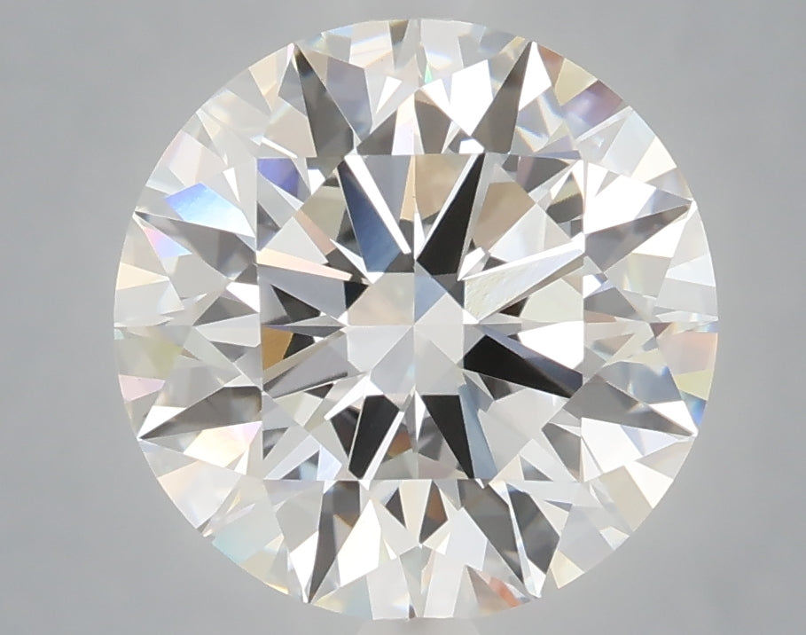 4.01 Carat Round Shaped, Ideal Cut, E Color, VVS2 Clarity, IGI Certified Lab Grown Diamond