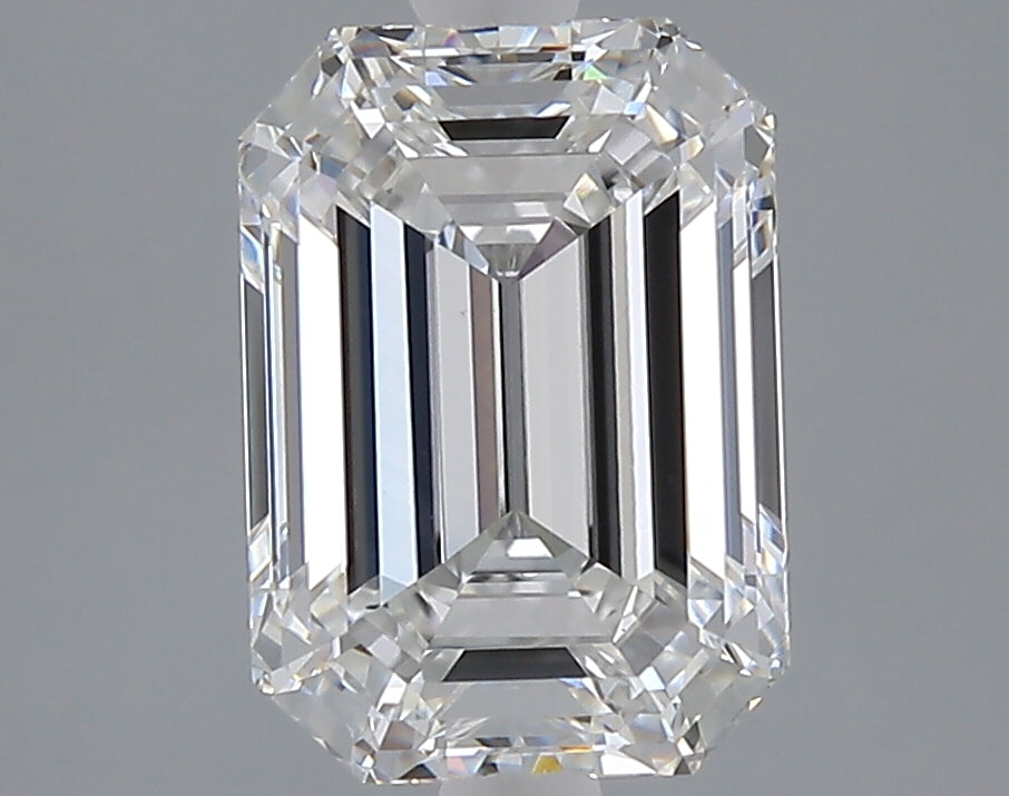 3.28 Carat Emerald Shaped, Ideal Cut, E Color, VS1 Clarity, IGI Certified Lab Grown Diamond