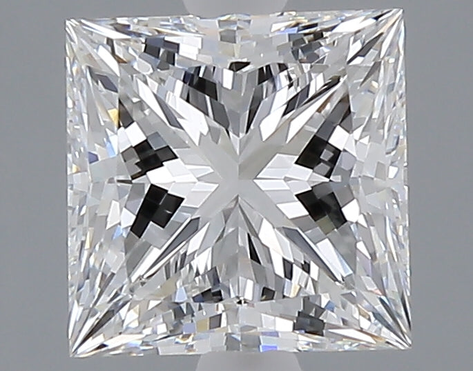 2.30 Carat Princess Shaped, Ideal Cut, E Color, VVS2 Clarity, IGI Certified Lab Grown Diamond