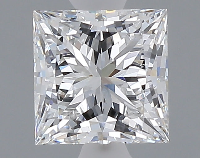 1.55 Carat Princess Shaped, Ideal Cut, E Color, VVS2 Clarity, IGI Certified Lab Grown Diamond